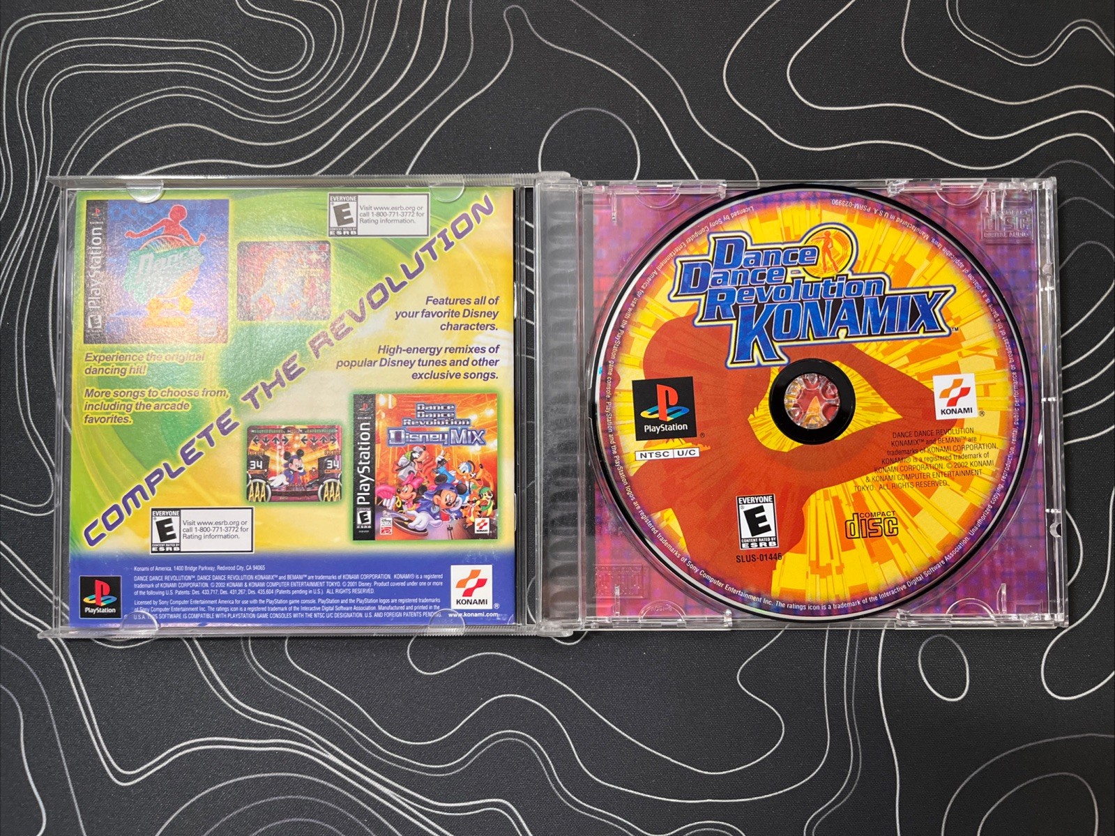 Konami Dance Dance Revolution Konamix Playstation PS1 2002 VG CIB
