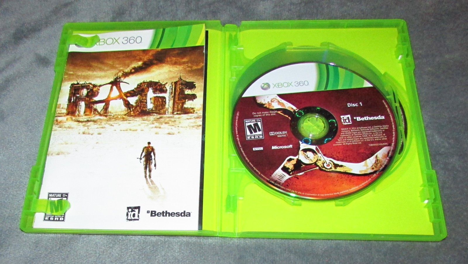 Rage for Xbox 360 Complete / Fast Free Shipping!