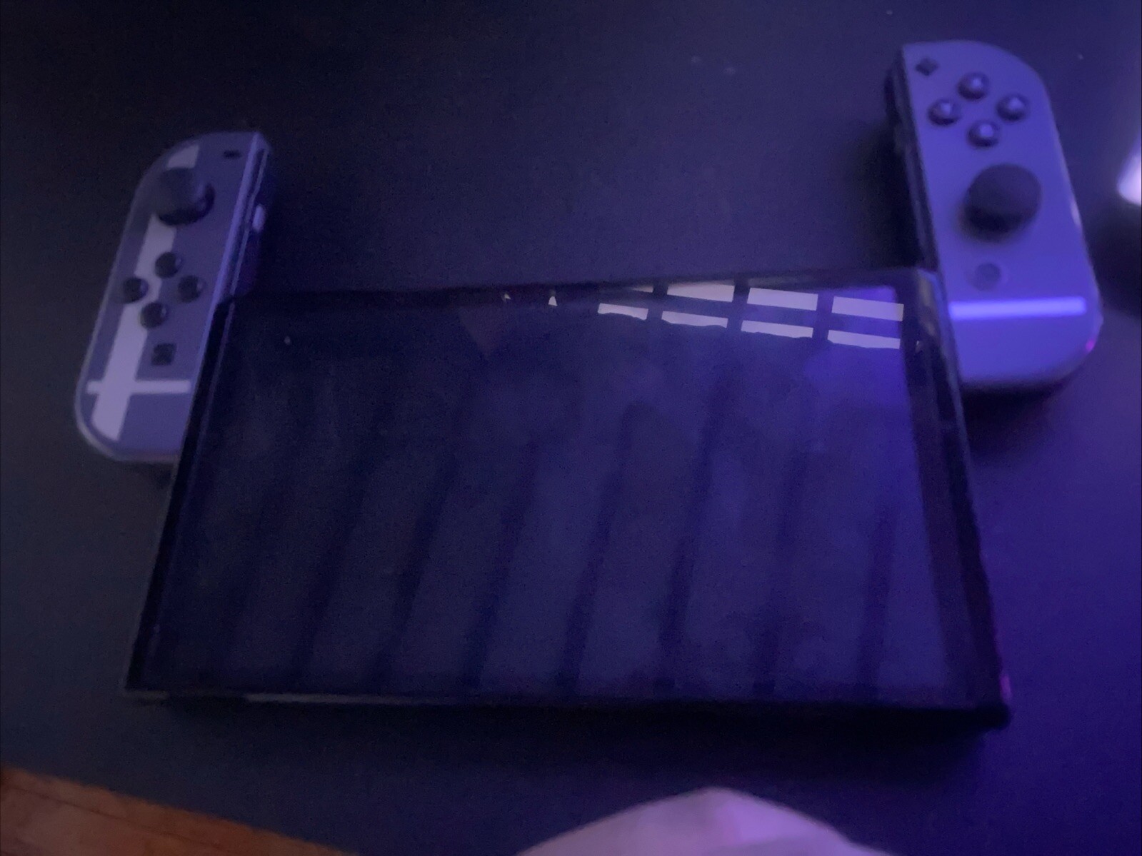 Nintendo Switch (OLED Model) Super Smash Bros. Bundle 64GB Console – Gray