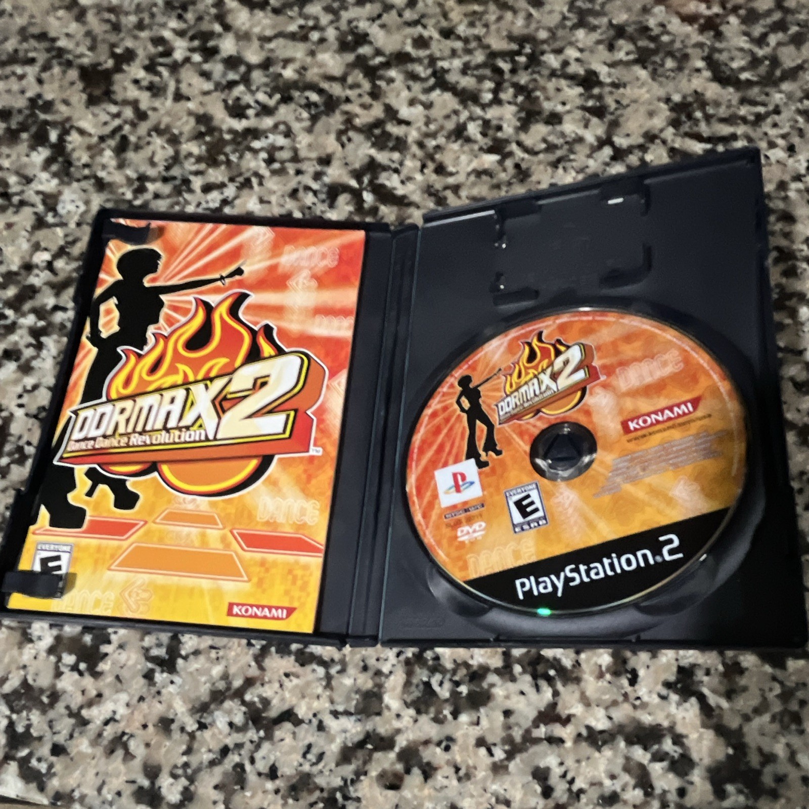 Konami DDRMAX2: Dance Dance Revolution Sony PlayStation 2 Complete w/ Manual