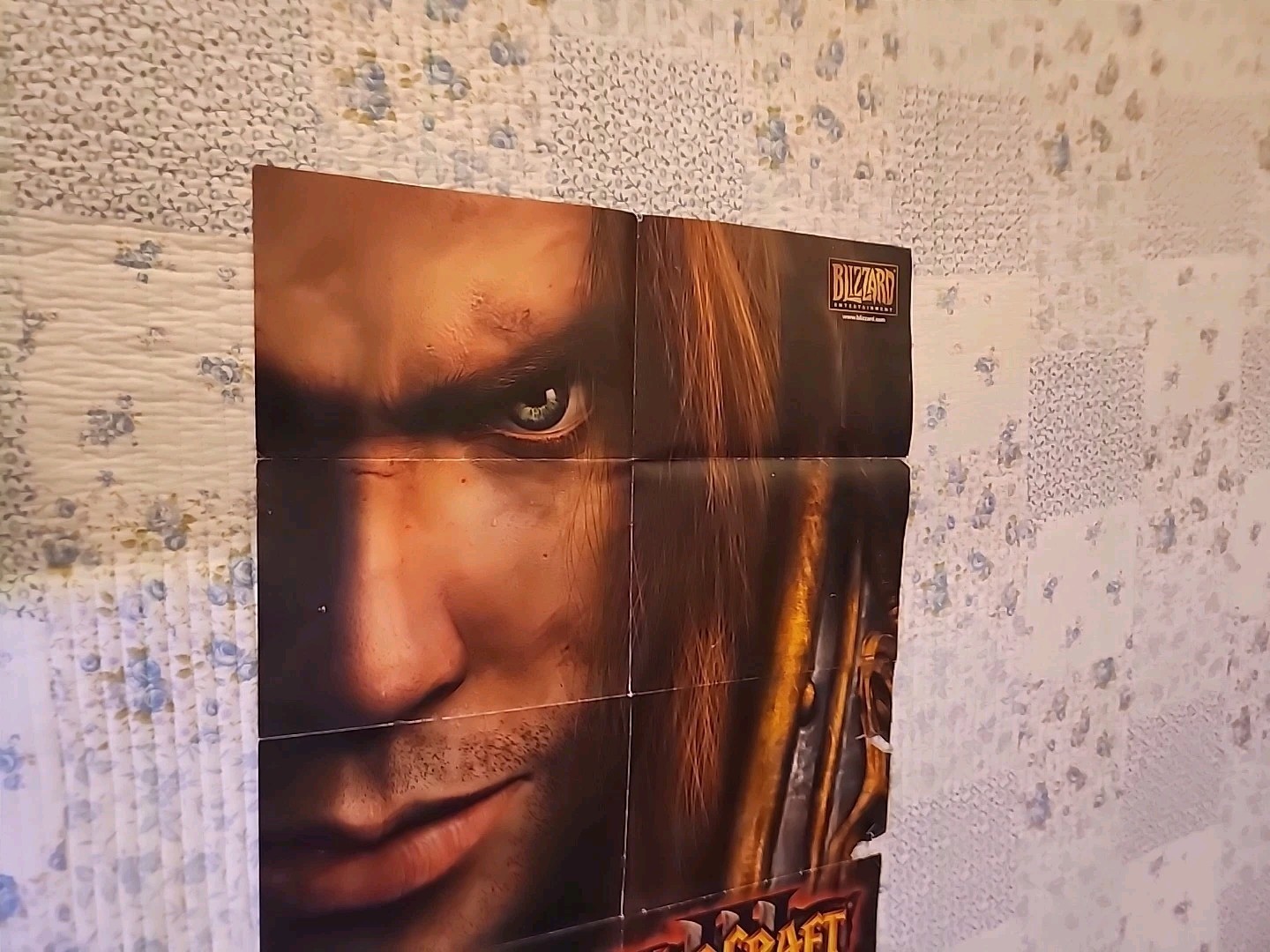 2002 Warcraft III Reign of Chaos Blizzard Entertainment Development Team Poster