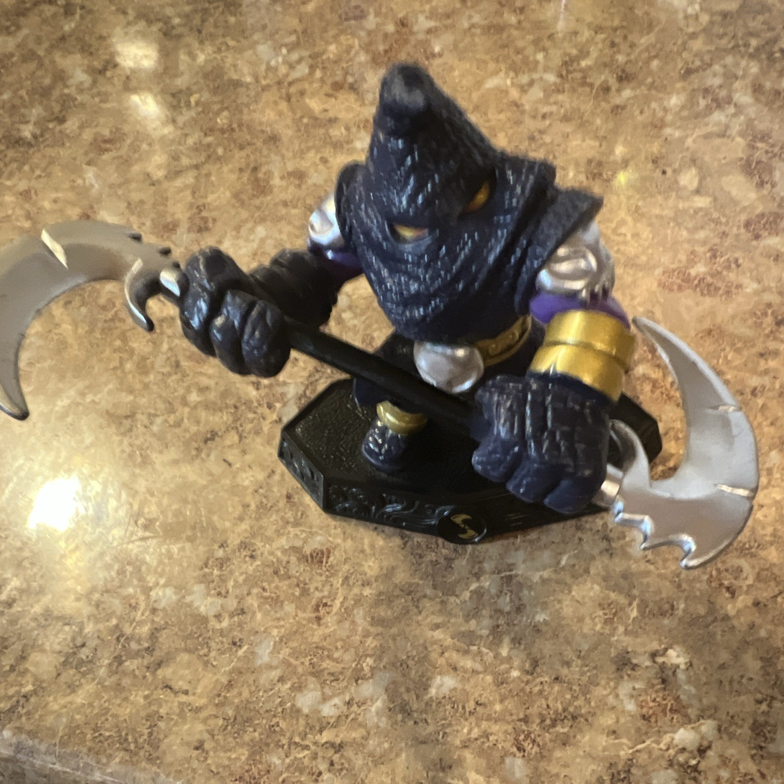 Activision Skylanders Chop Chop Character Figure on Base Black/Blue