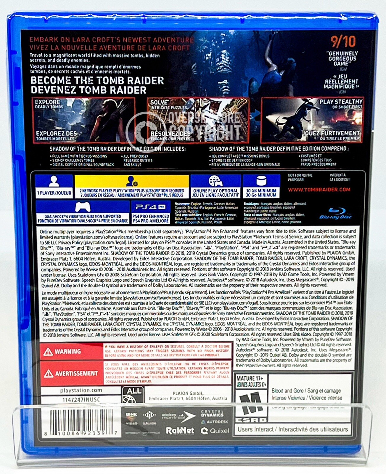 Tomb Raider Bundle with 3 games – PS4 – Brand New | Factory Sealed
