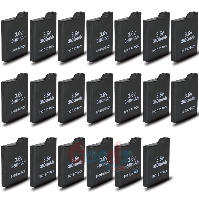 Battery for Sony PSP 2000 3000 2001 3001 Replacement Battery Pack 3.6V 3600mAh