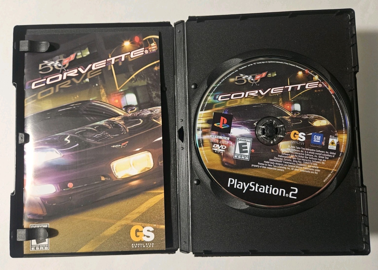 Corvette PS2 PlayStation 2 Complete CIB Tested Fast Shipping