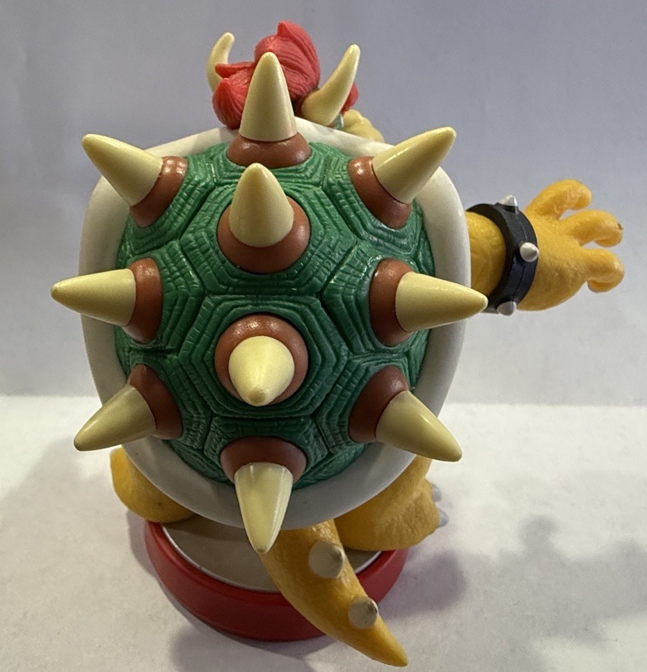 Nintendo Amiibo Super Mario Bros Bowser Figure Red Base Switch WIIU 3DS NFC