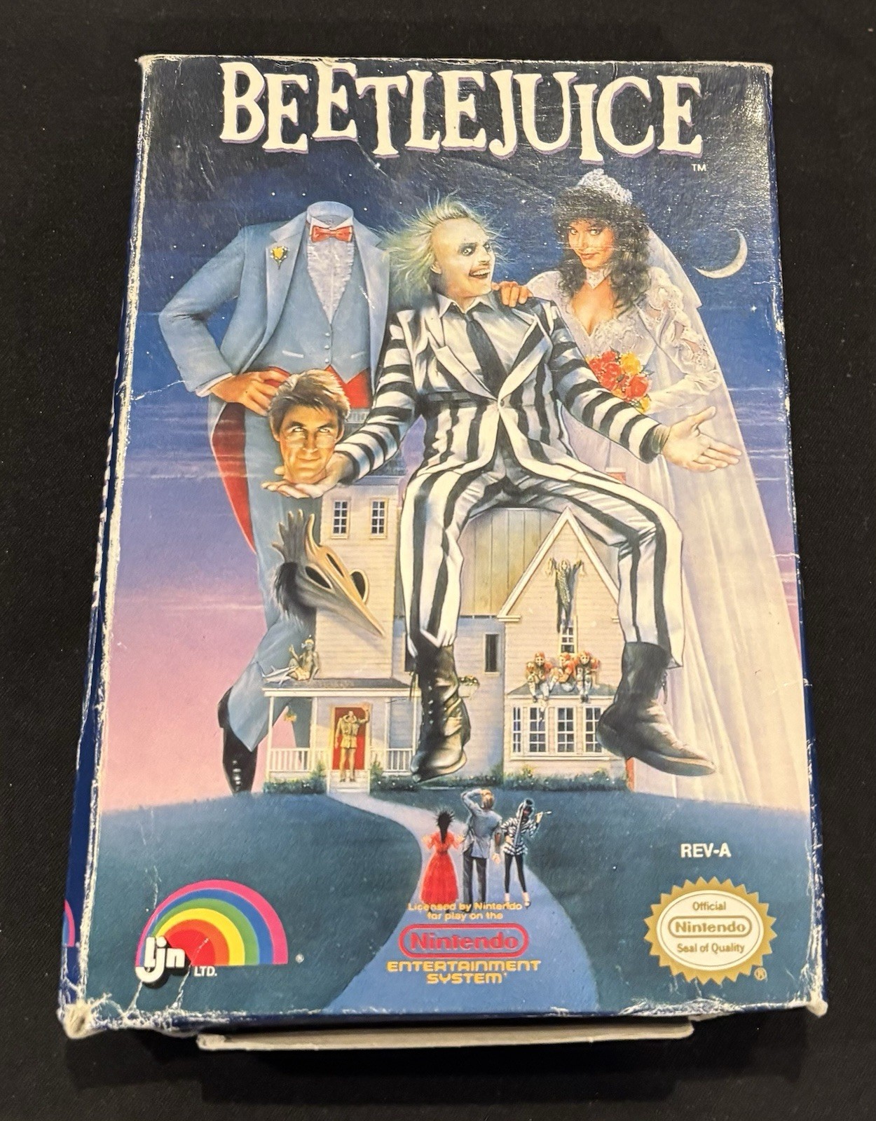 Beetlejuice (Nintendo NES, 1990) Complete w/ Manual, NTSC-U/C Authentic