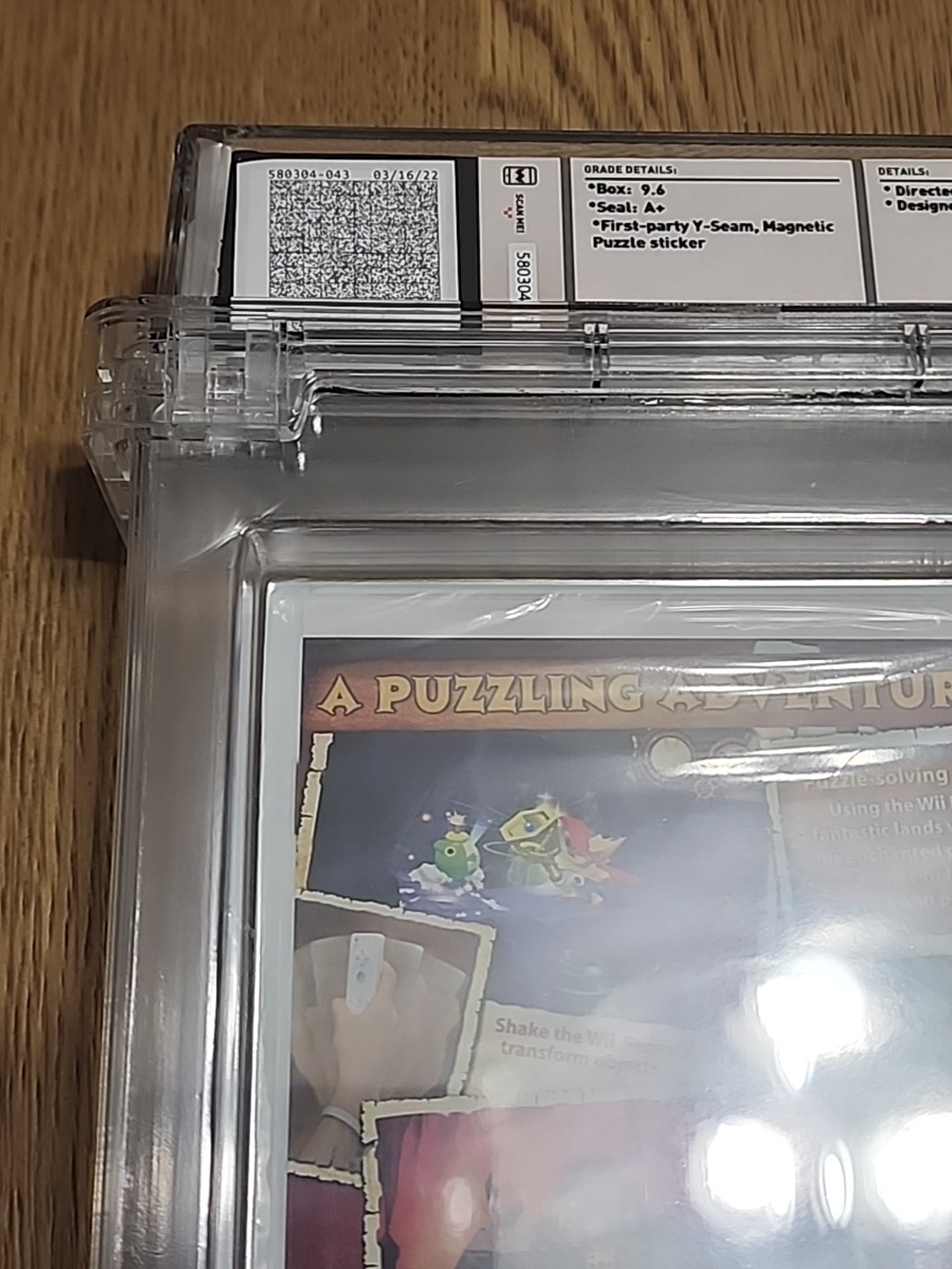 Zack & Wiki Quest for Barbaros Treasure Nintendo Wii new Magnetic Puzzle Variant