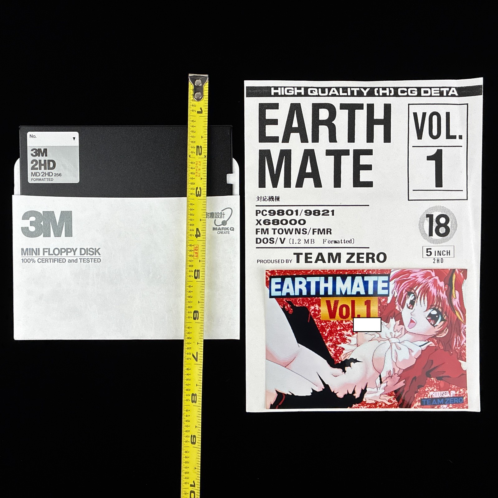 EARTH MATE VOL. 1 Magic Knight Rayearth 5″ PC-98 X68000 Doujin CG Collection
