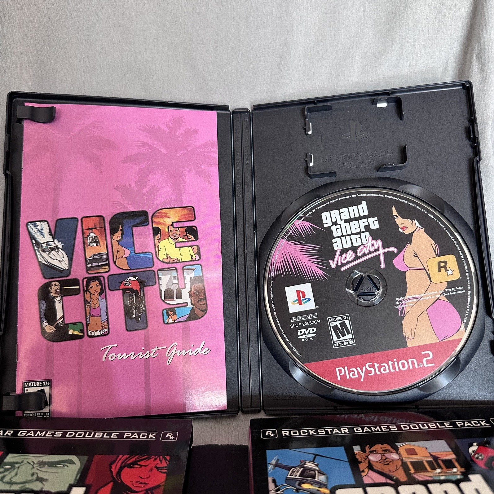 Grand Theft Auto Double Pack Rockstar Games PlayStation 2 NTSC Manual Included