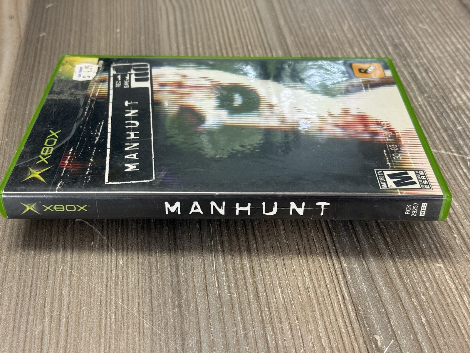 Manhunt (Microsoft Xbox, 2004) Complete in Box with Manual & Reg Card Resurfaced