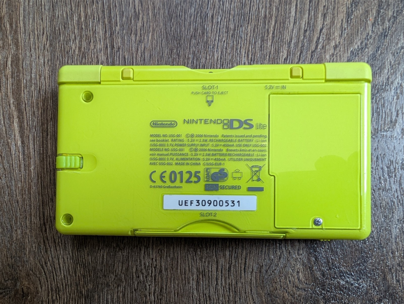 Nintendo DS Lite Handheld Console – RARE LIME COLOR – Authentic – TESTED – LOOK!