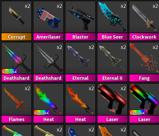 Murder Mystery 2 MM2 Random Godly Box | Guaranteed Random 5 Godly’s ✅