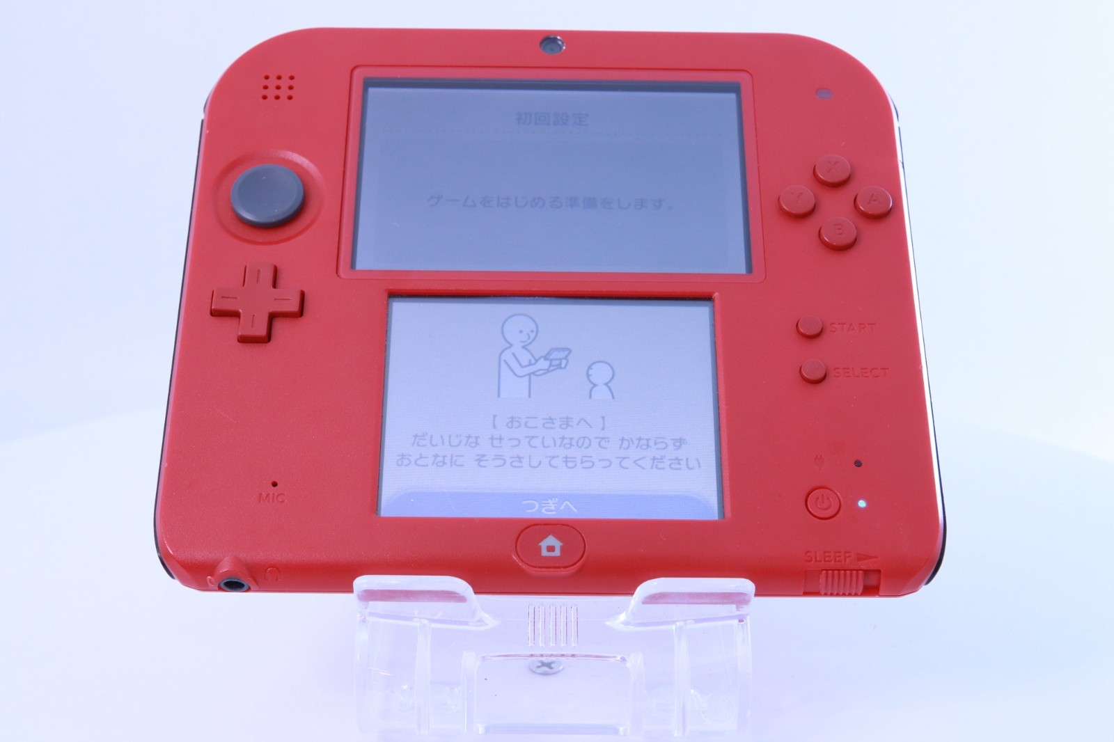 JP Game Nintendo 2DS Red [Rank:S]Region-locked