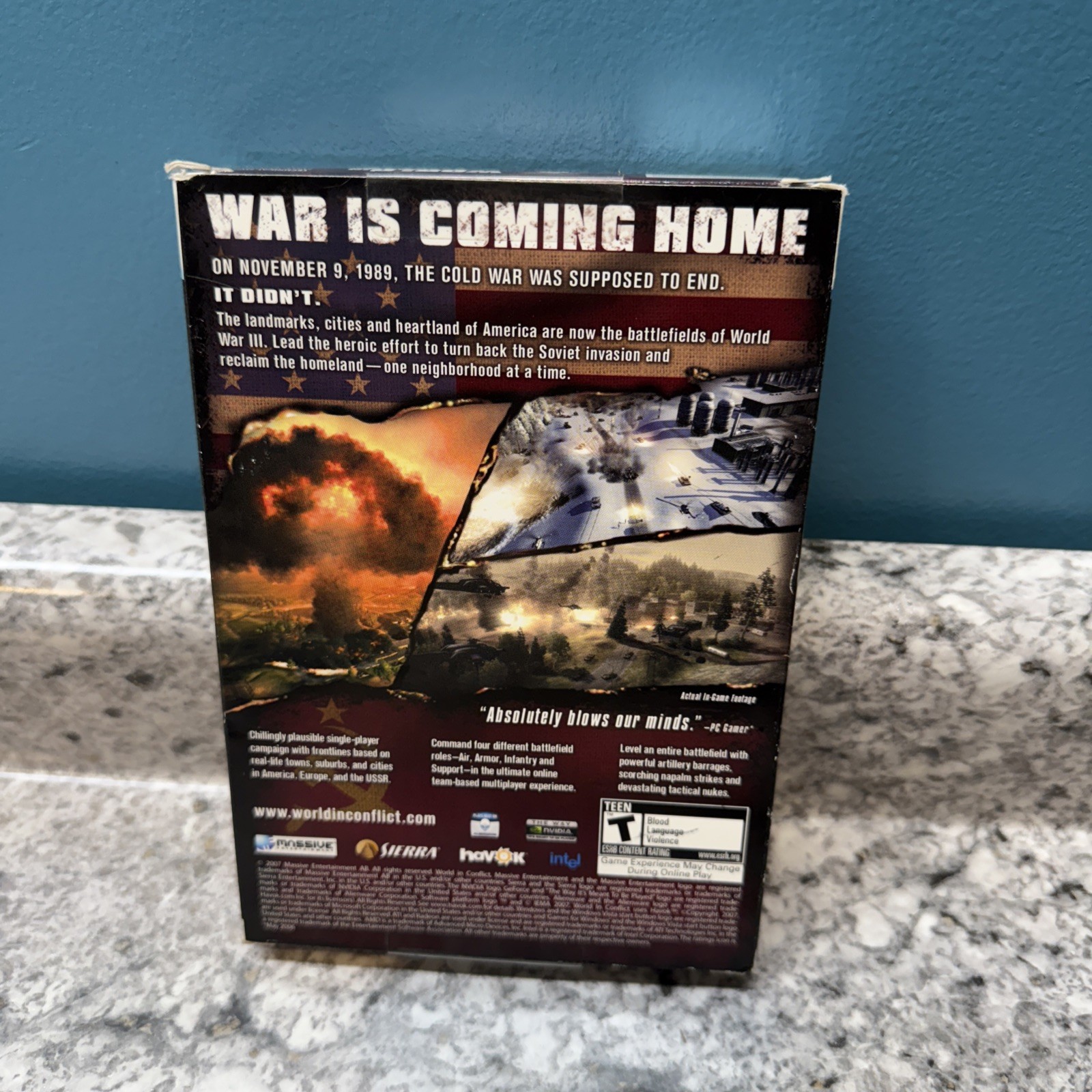 World In Conflict Video Game Pc Cd-ROM T-Teen