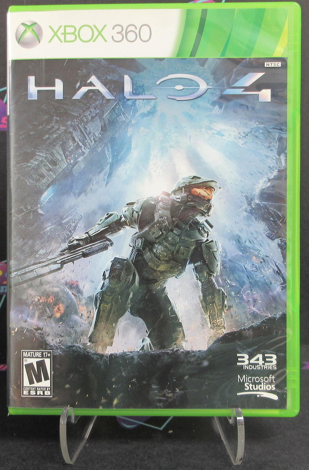 Halo 4 Xbox 360 Disc and Case Tested Working 343 Industries Sci Fi Shooter Rare
