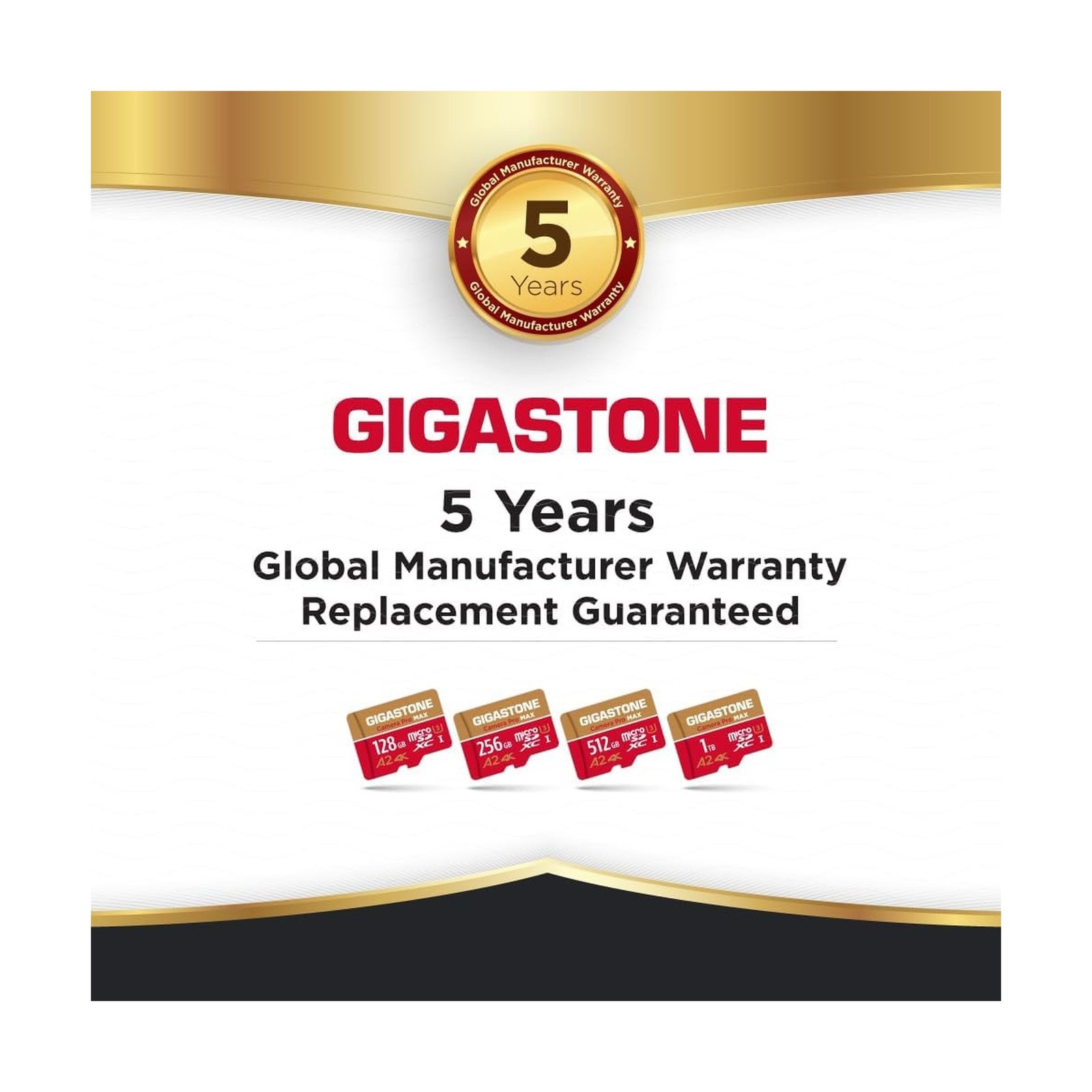 【5-Years Data Recovery】 GIGASTONE 512GB Micro SD Card with USB 3.2