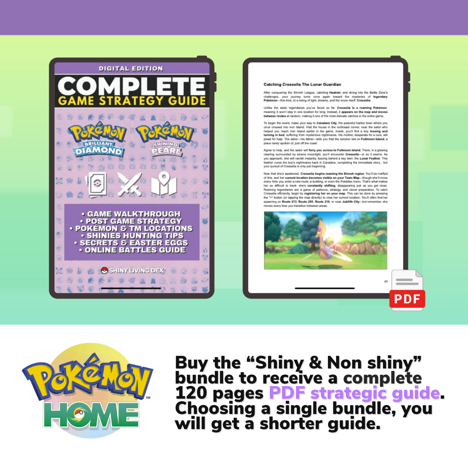 Pokémon Brilliant Diamond Shining Pearl Complete Shiny Living Dex Pokedex Guide