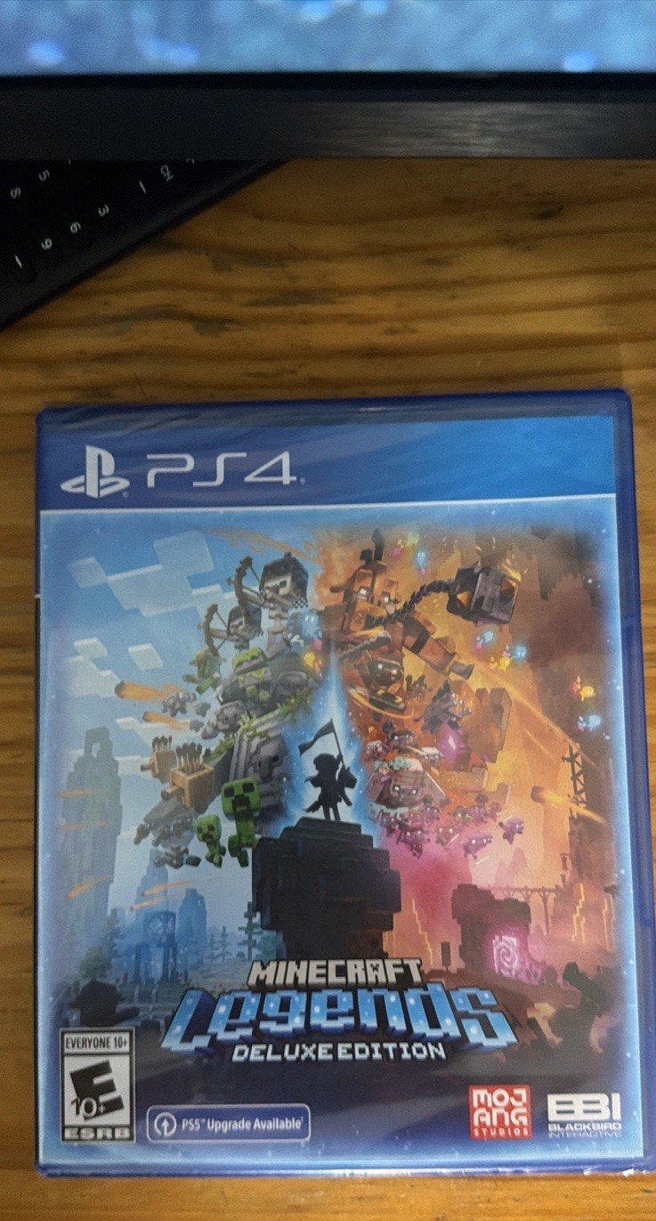 Minecraft Legends Deluxe Edition PS4 – PS5 Upgrade Available, E10+, 2023