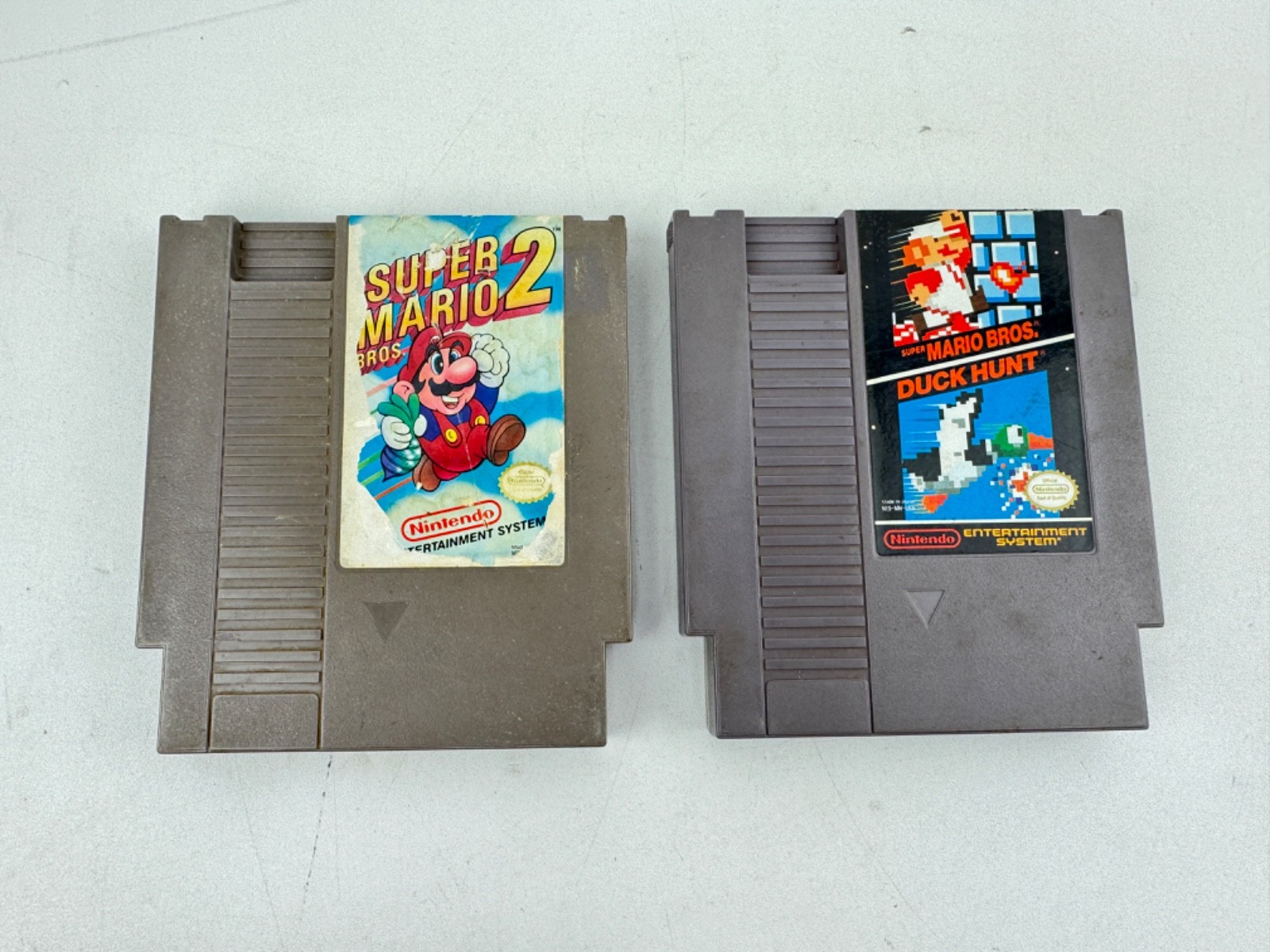 NES Super Mario Bros. / Duck Hunt Super Mario Brothers 2 *UNTESTED*