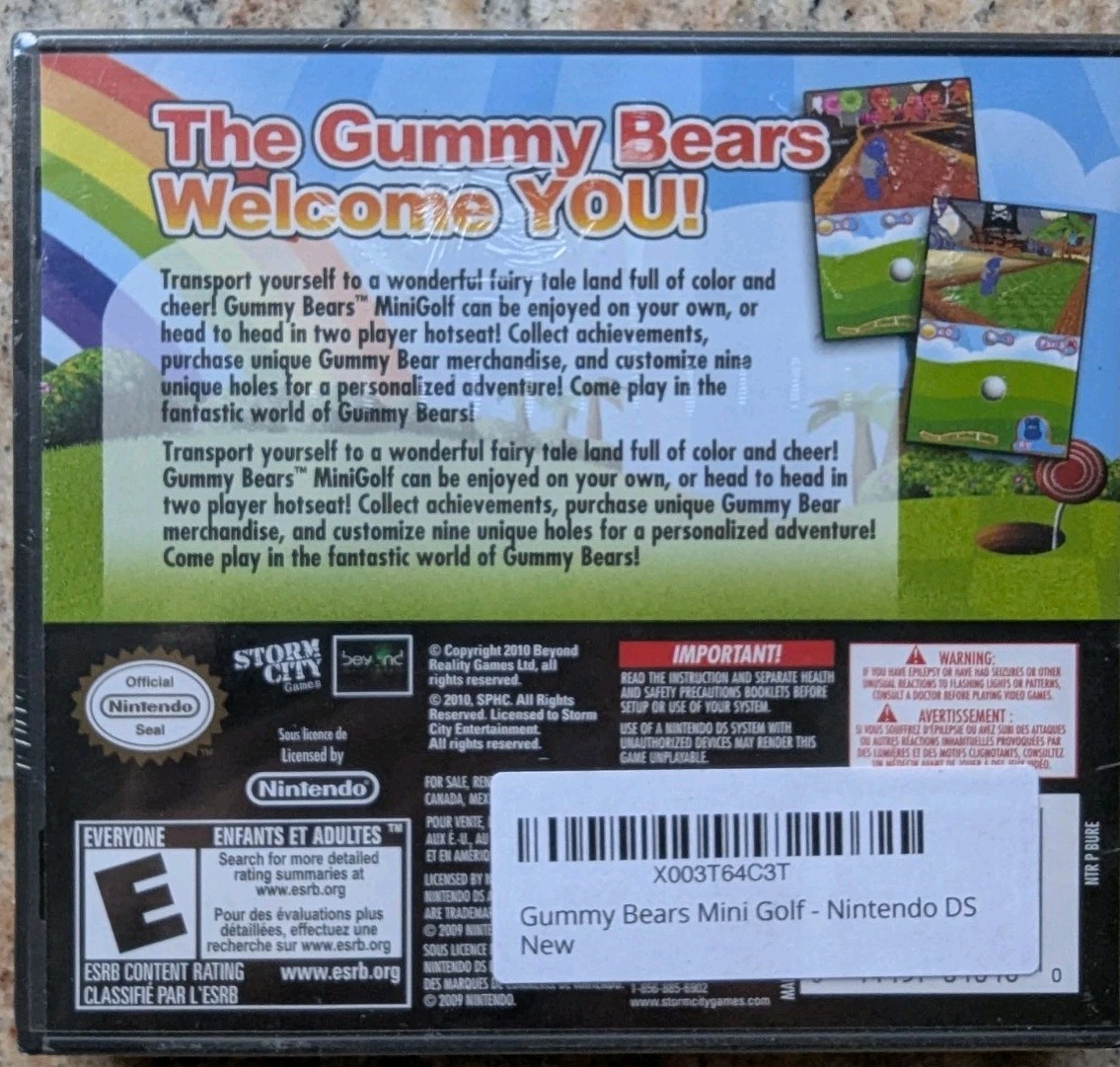 Gummy Bears Minigolf (Nintendo DS, 2010)