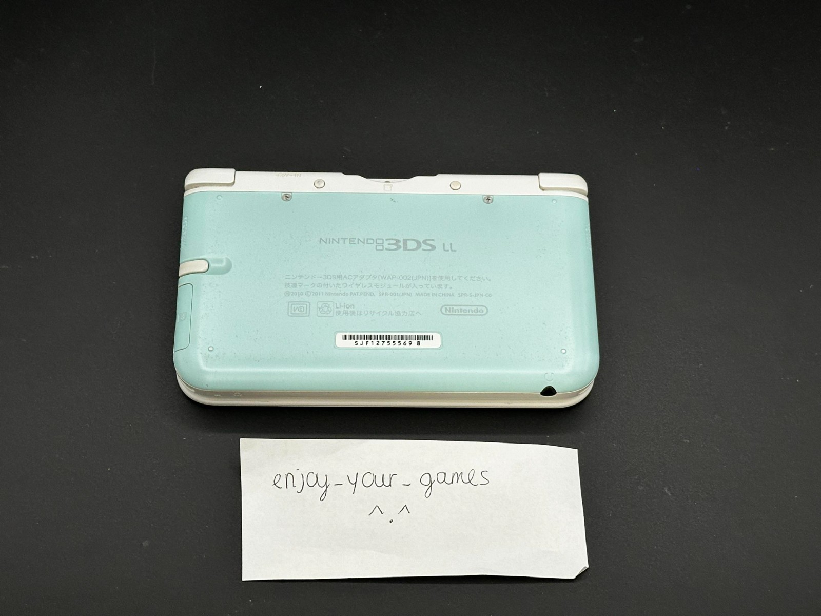 Nintendo 3DS XL LL Mint/White | English | Charger | US Seller – SHIP IN 1-DAY
