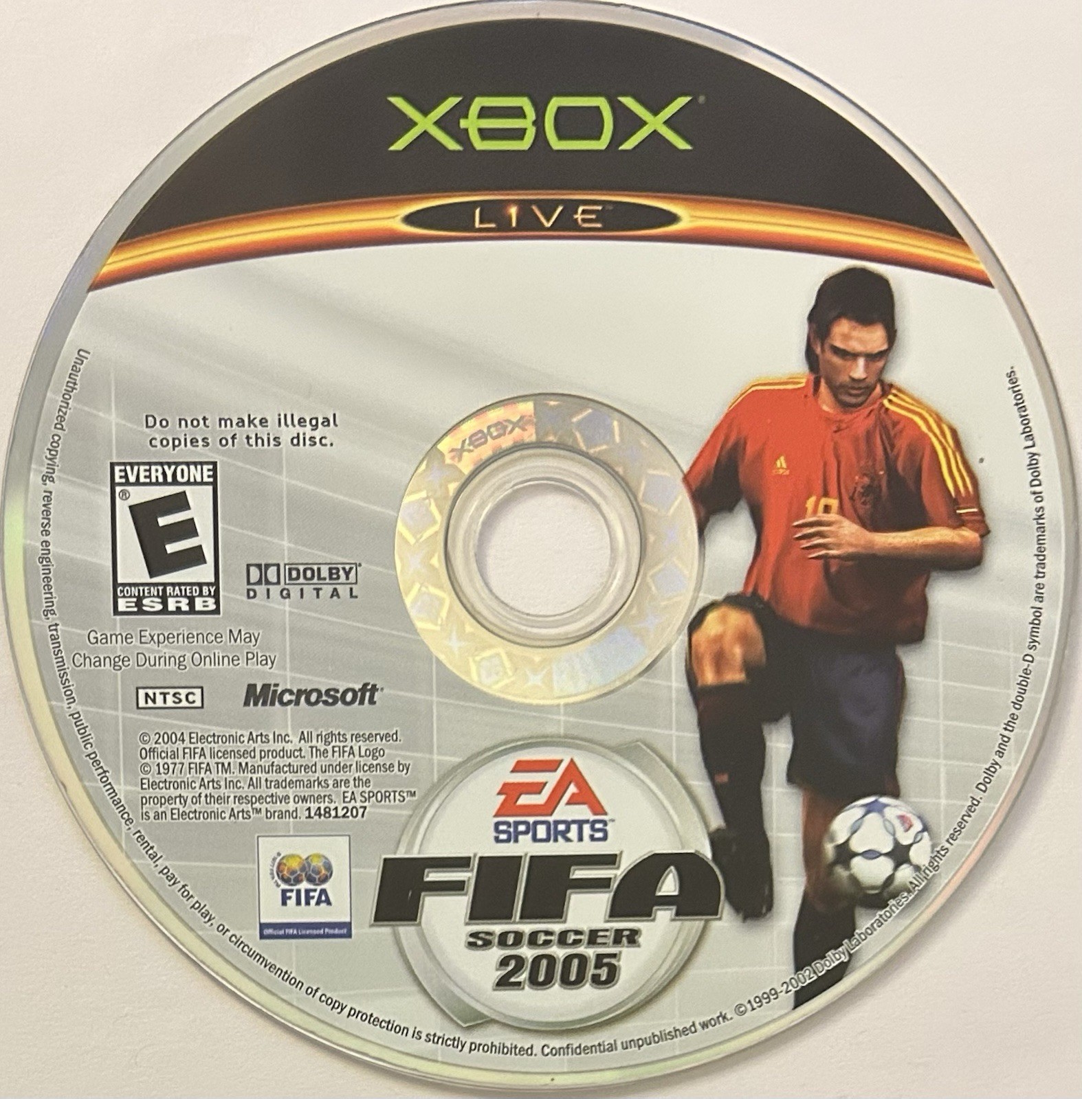 FIFA Soccer 2005 (Microsoft Xbox) DISC ONLY | NO TRACKING | M863
