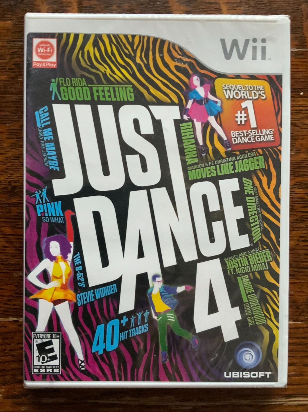 Just Dance 4 Wii NEW Sealed Nintendo Rihanna Selena Gomez Barry White