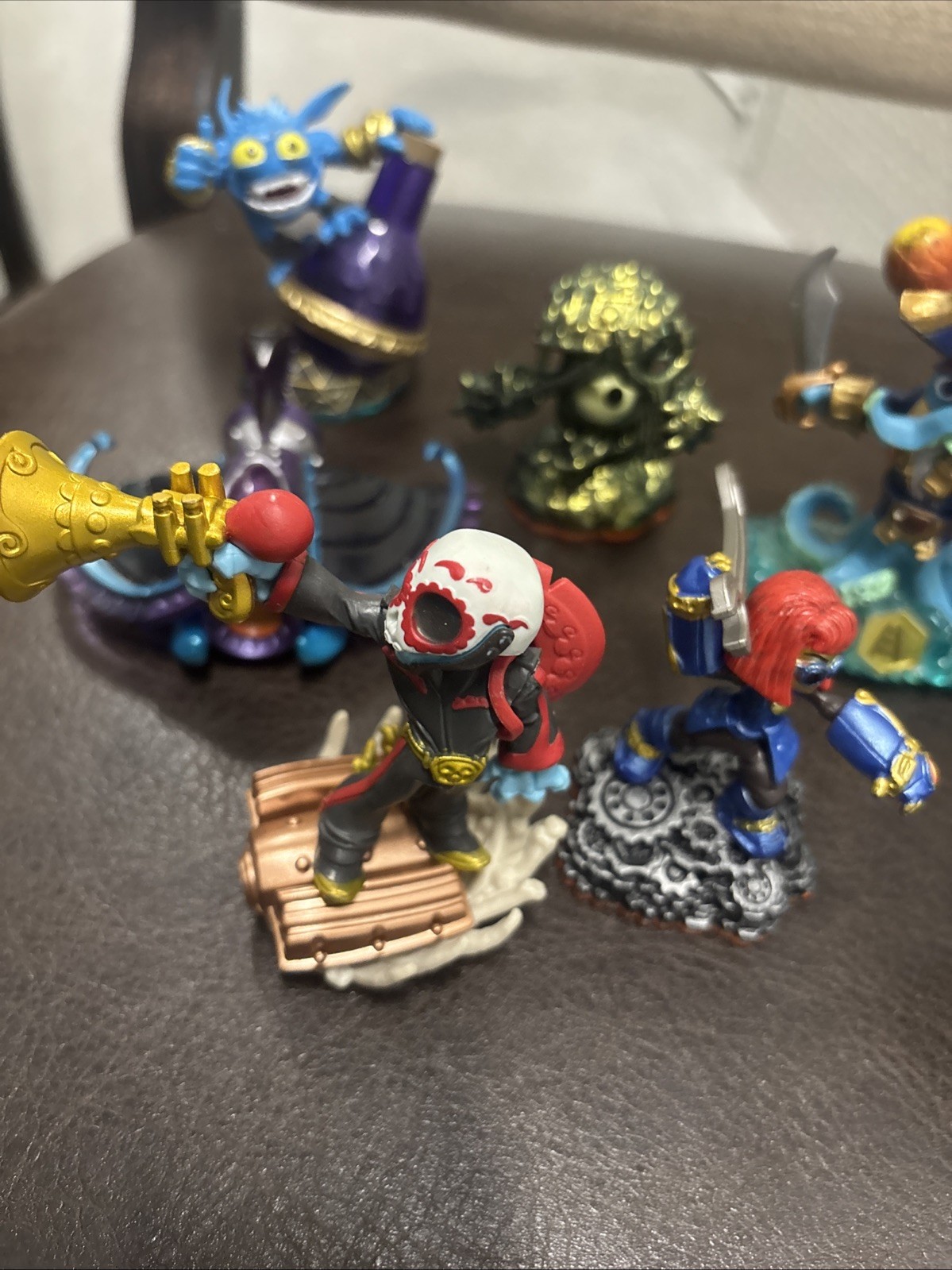 Skylanders Lot Shroom Boom Metallic Fiesta Dark Sea Shadow Erupter Stealth Elf