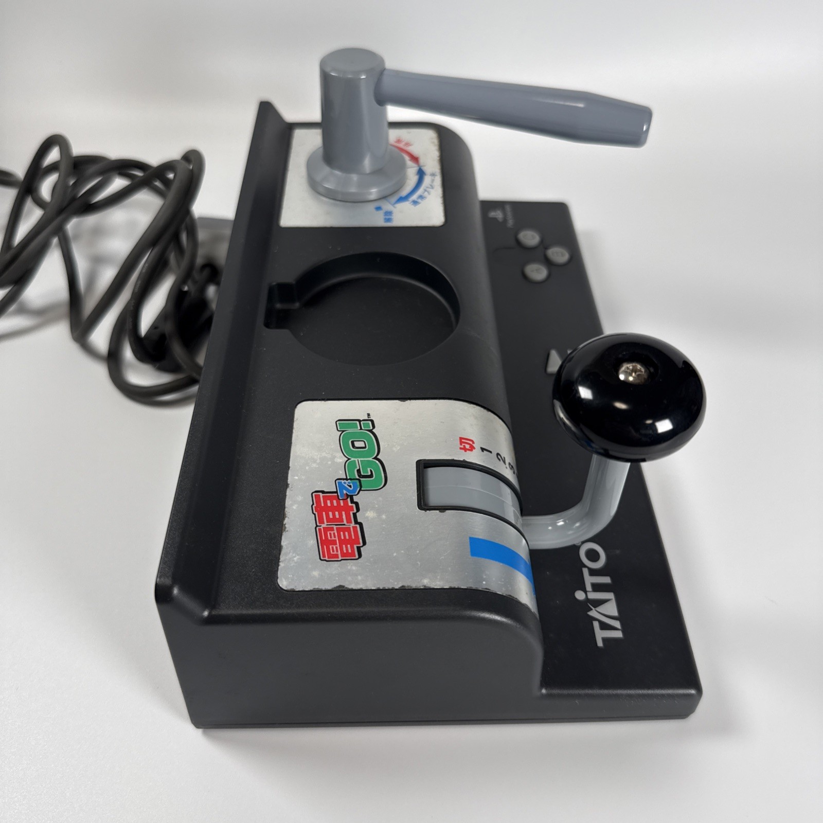 PlayStation PS1 Densha de GO Controller With Game Taito Rail Train Simulator JP