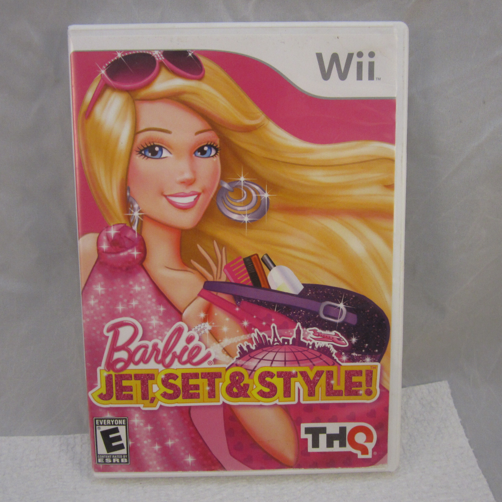 Nintendo Wii Barbie Jet Set and Style In Case With Manual