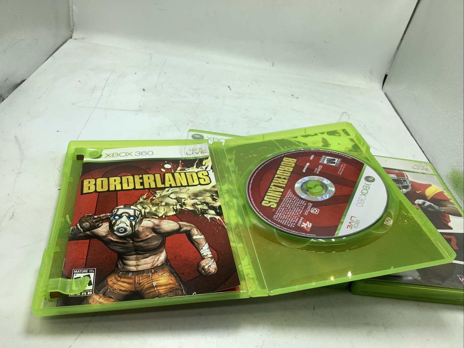Lot of 3 Xbox 360 Games NBZ 2K10 NCAA 07 FOOTBALL BORDERLANDS TESTED