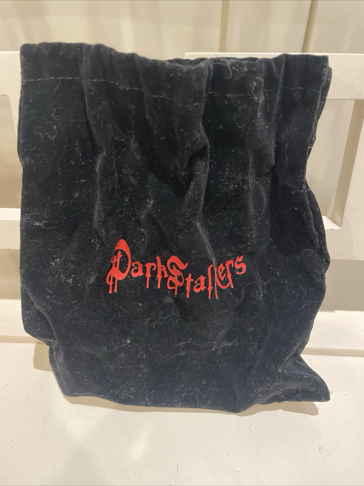 CAPCOM DARKSTALKERS E3 1994 PROMOTIONAL POUCH w/8 VINYL FIGURES 1 1/2” RARE VTG