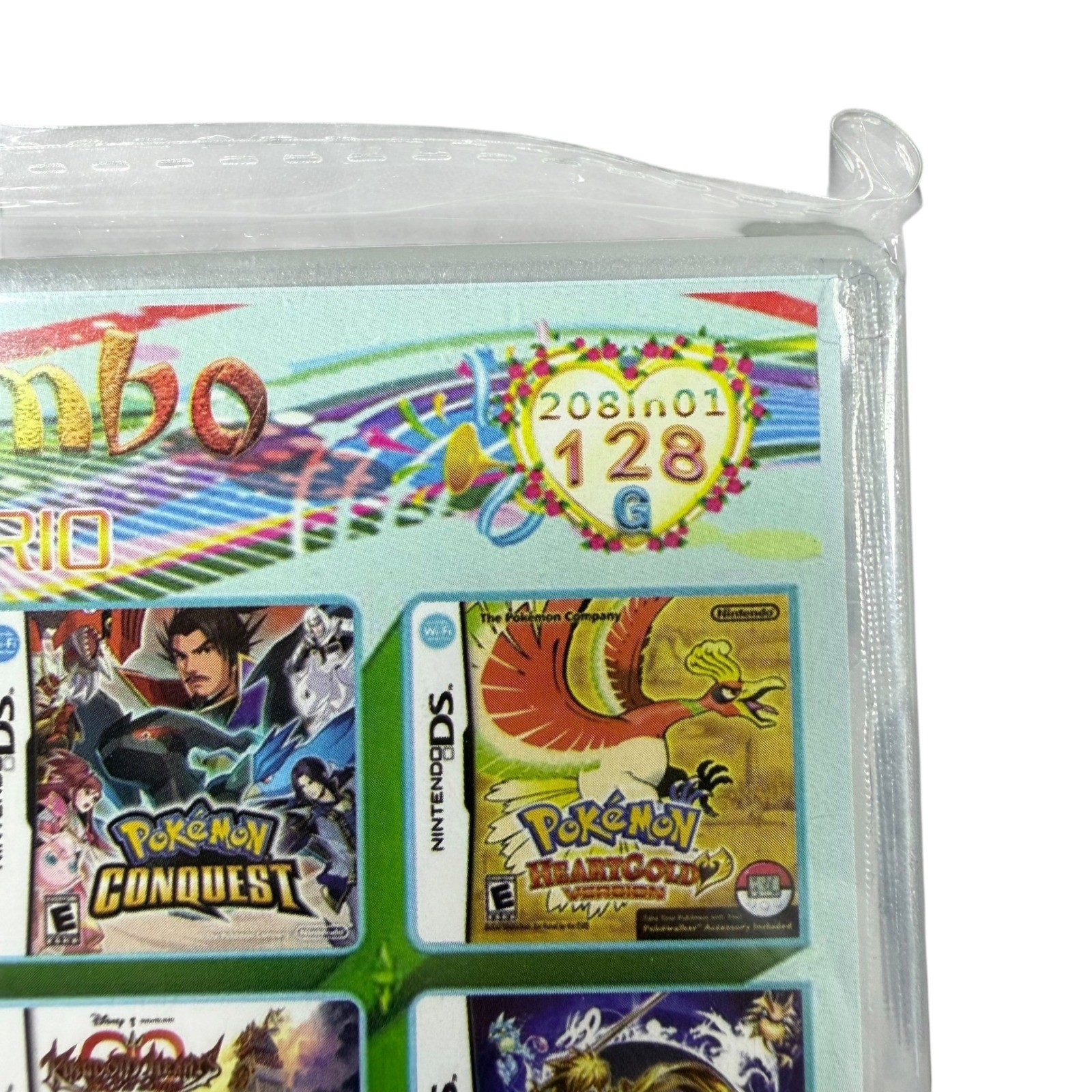 Super Combo 208 in 1 Game Cartridge Pokemon Mario Zelda Nintendo DS 3DS 2DS XL