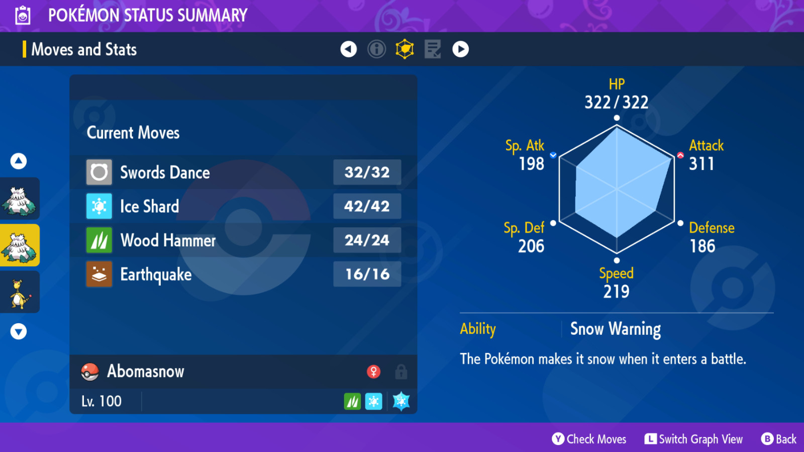 6IV ✨ SHINY ABOMASNOW ✨POKEMON SCARLET & VIOLET EV’D BATTLE READY OR NON-SHINY