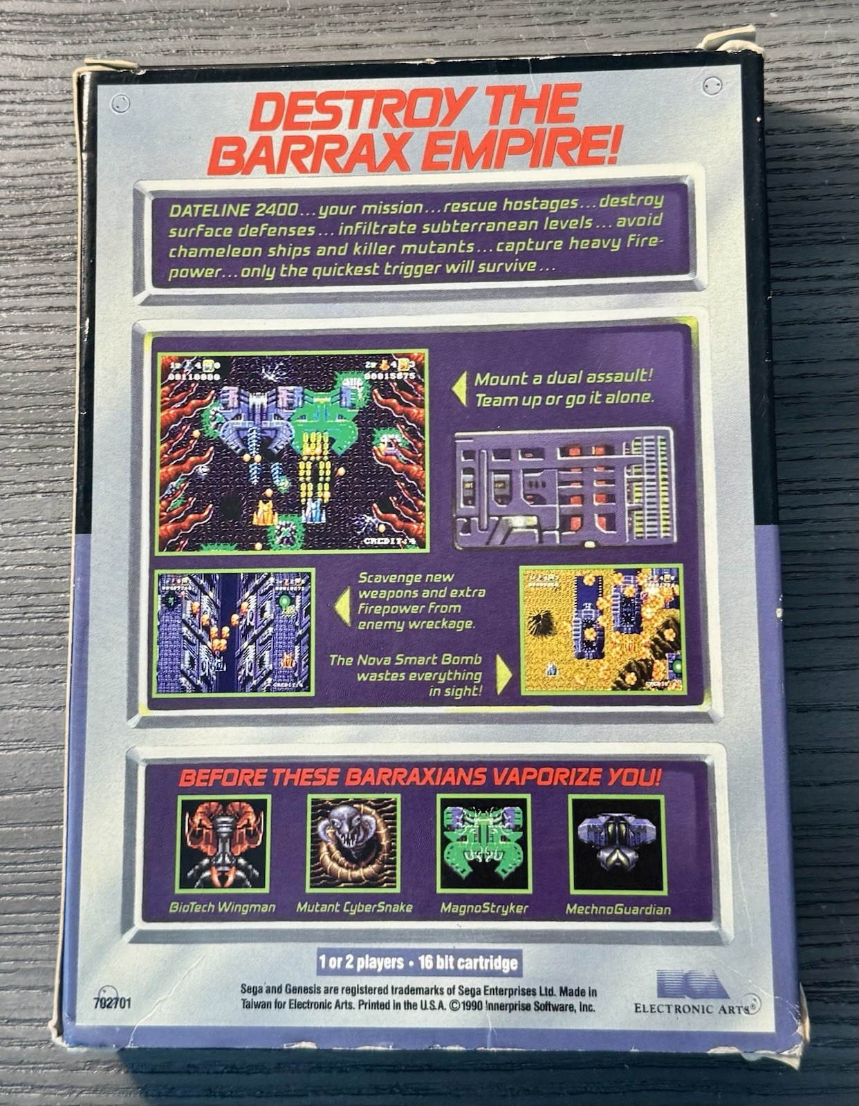Battle Squadron by Innerprise Software – Complete Authentic Sega Genesis