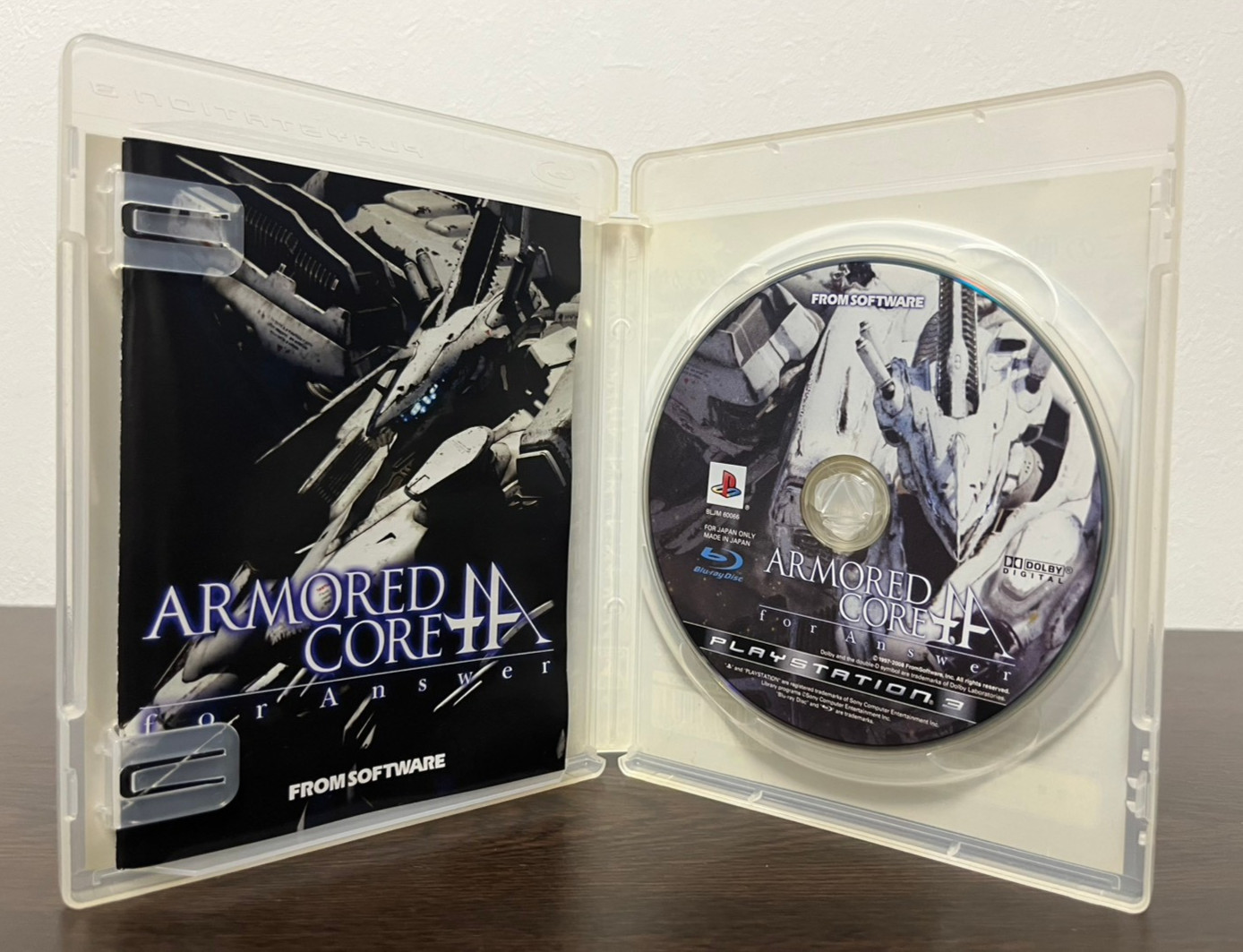 Armored Core 4 & For Answer & V & Verdict Day set lot Sony PS3 Japan Tested