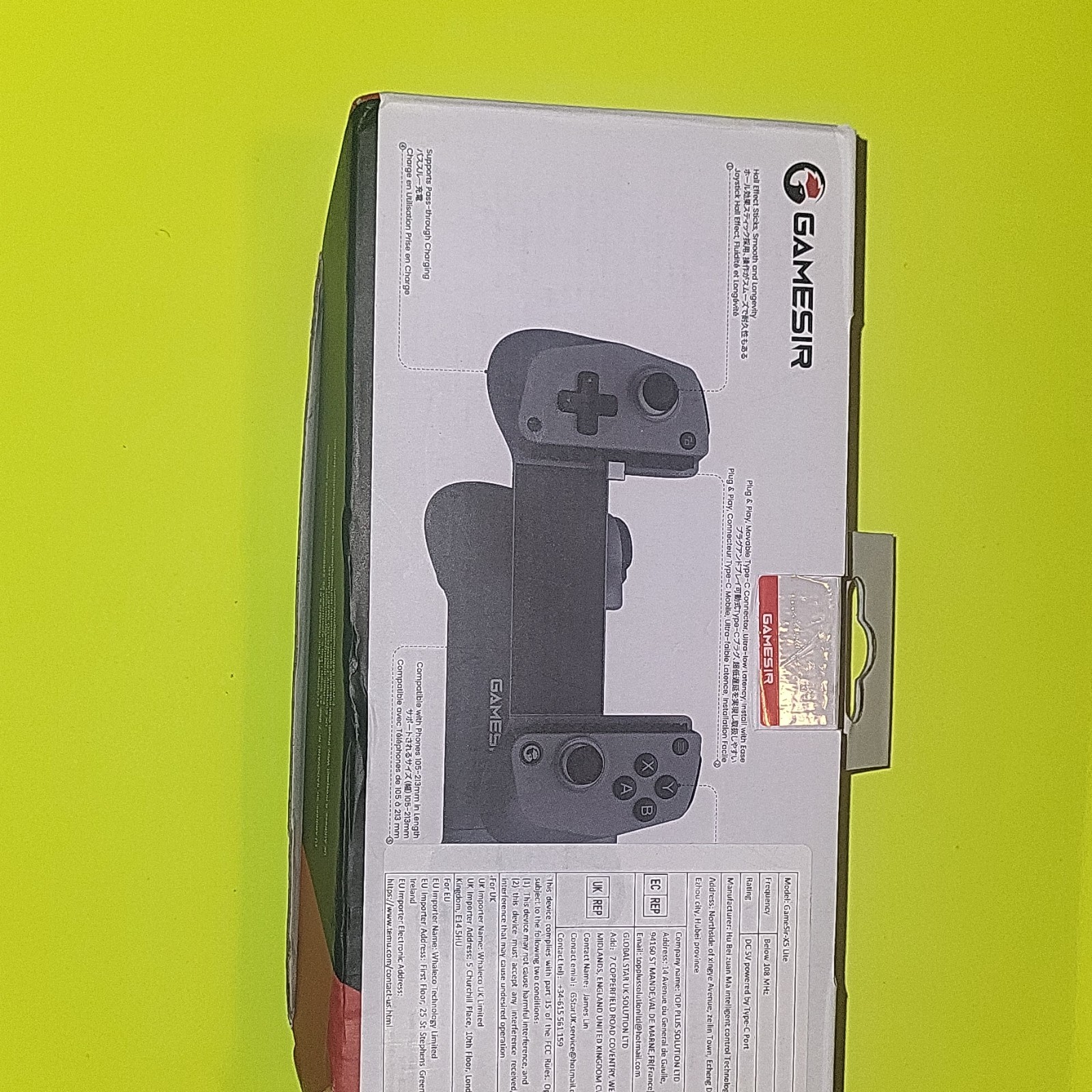 GameSir X5 Lite Type-C USB-C Wired Mobile Controller for Android Hall Effect