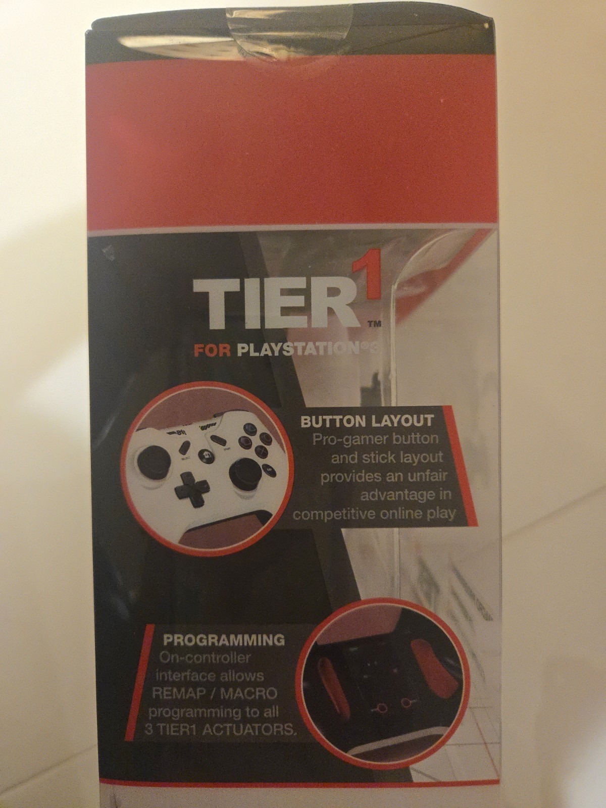 Tier1 T1-CTRL-FPS PlayStation 3 Wired Controller 10 Ft Programmable PS3 PC