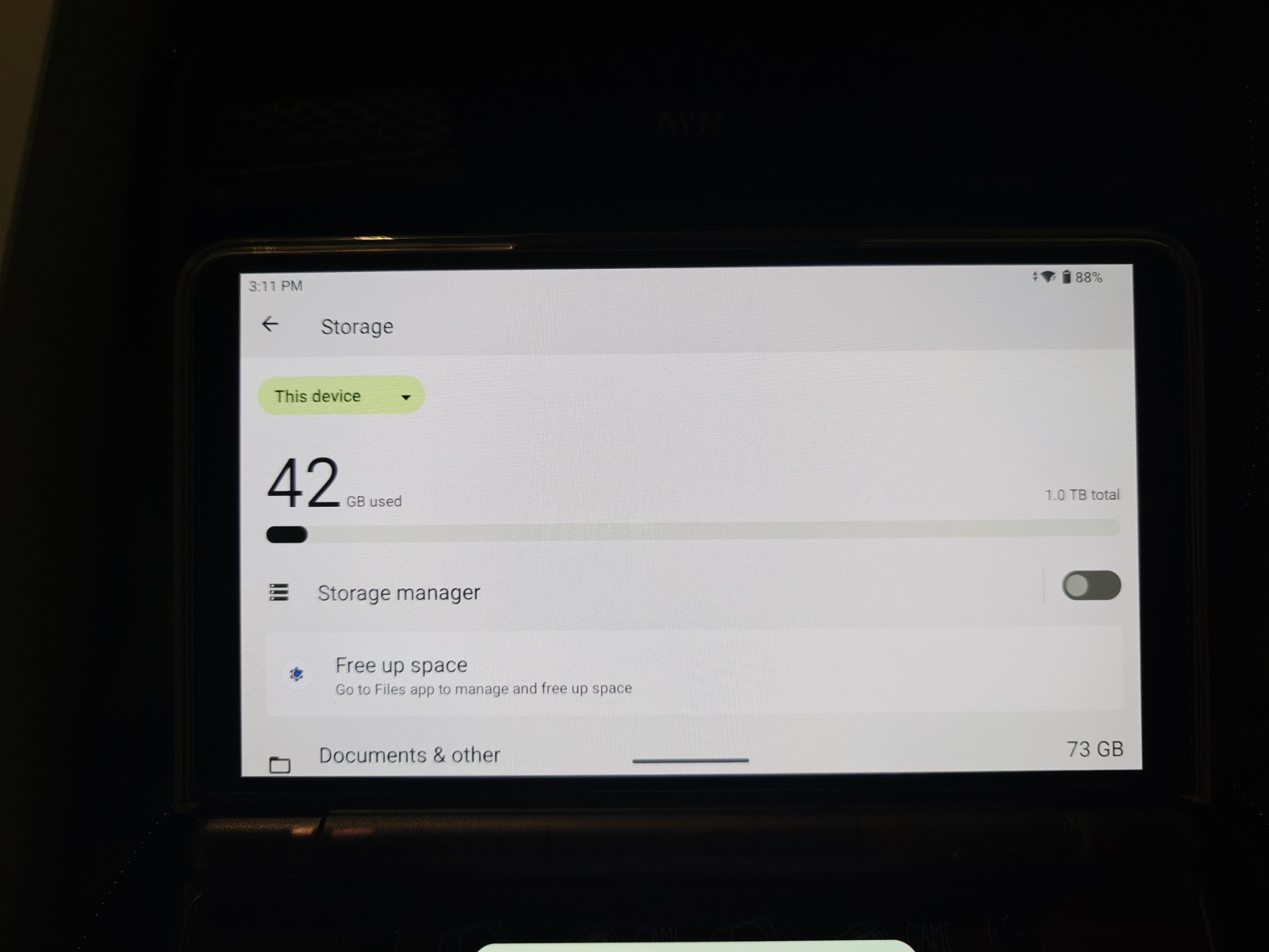 AYN Thor Max Clear Purple Android Handheld System 1TB, 16GB RAM UFS4.0 (Batch 1)