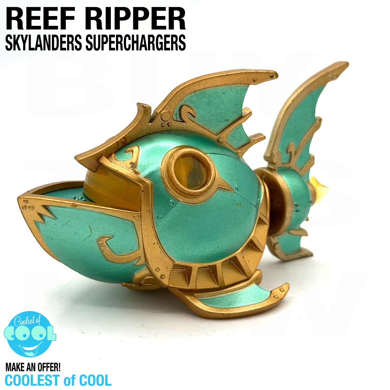 Skylanders SuperChargers Reef Ripper Vehicle Model 87552888 2015 Water Element