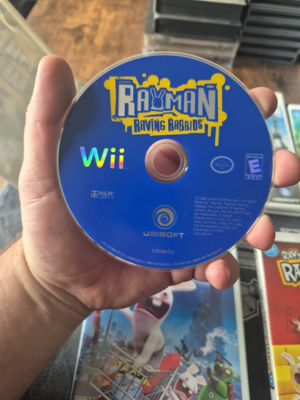 Nintendo Wii RAYMAN RAVING RABBIDS 5 Game CollectionFUN