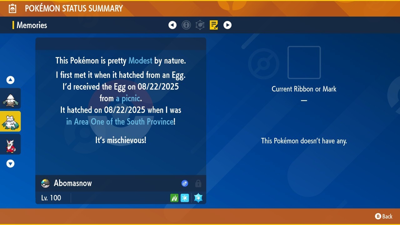 ✨POKEMON 6IV SHINY Abomasnow + EVS 🚀 SCARLET and VIOLET ✨Online delivery⚡ ENG