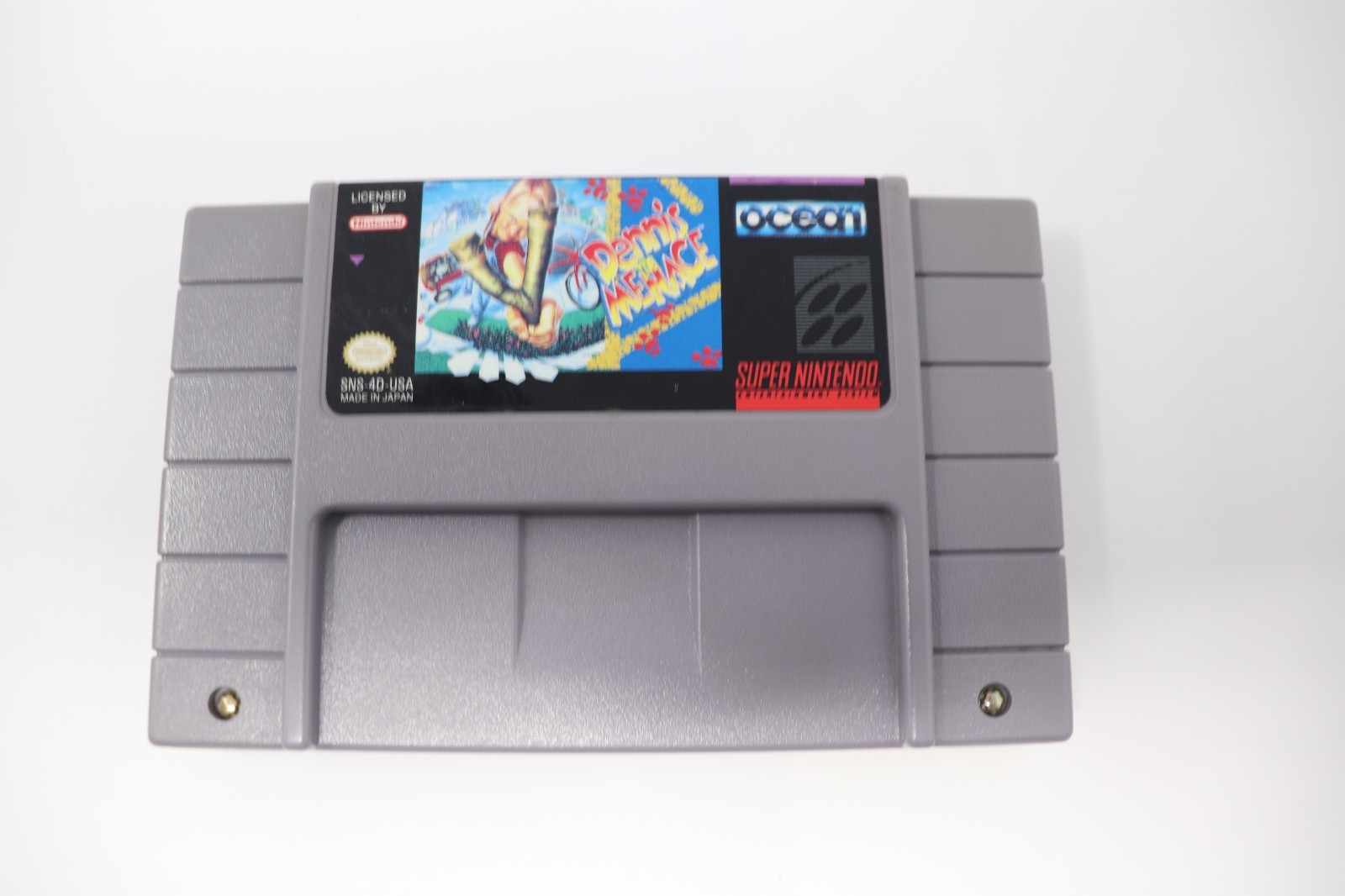 Dennis the Menace Super Nintendo SNES Original Authentic Game!