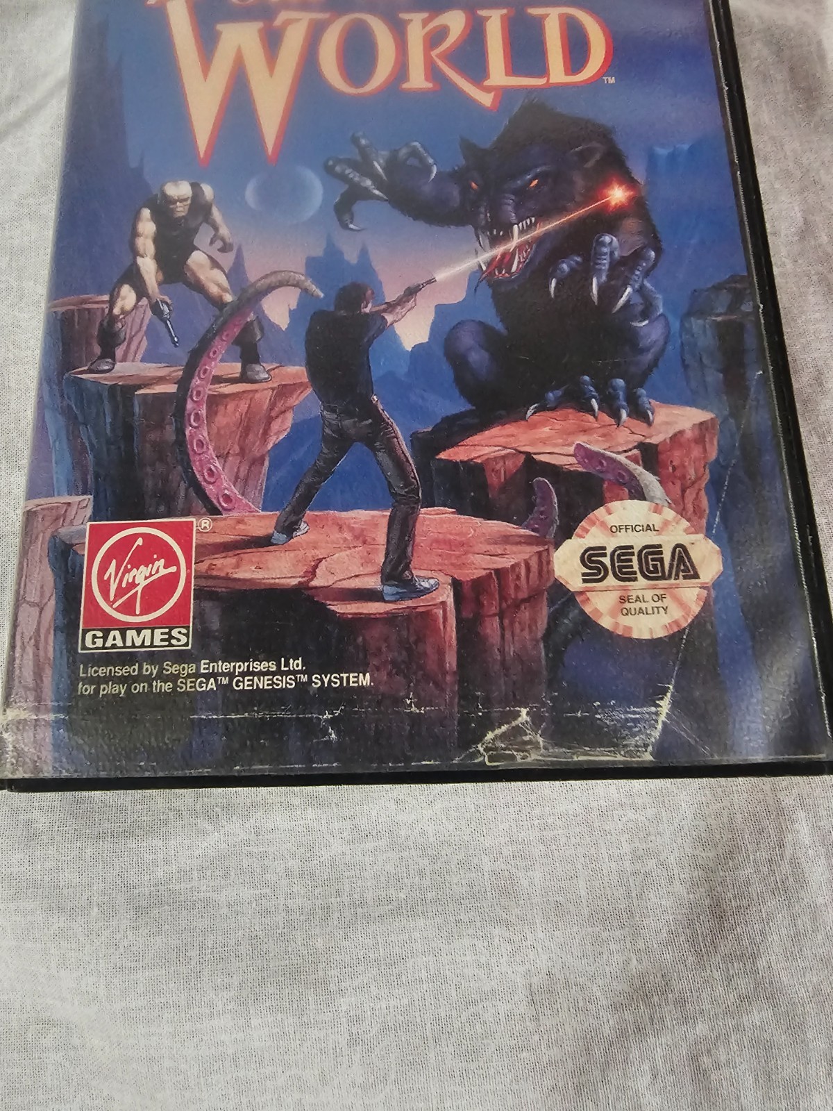 Out of This World (Sega Genesis, 1994) Cartridge T-70106 1 Year Guarantee Tested