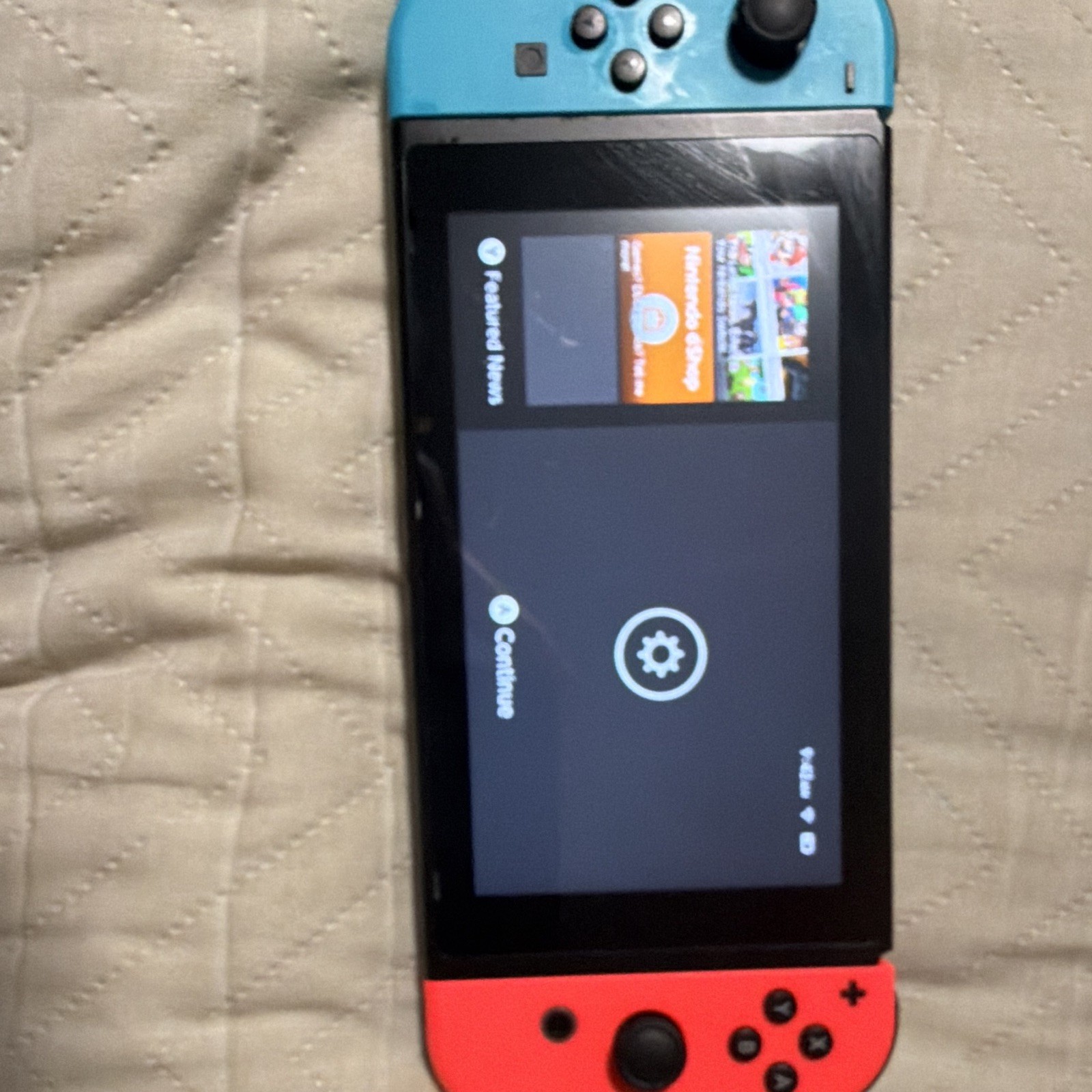 Nintendo Switch HAC-001 Original Red And Blue Console Only
