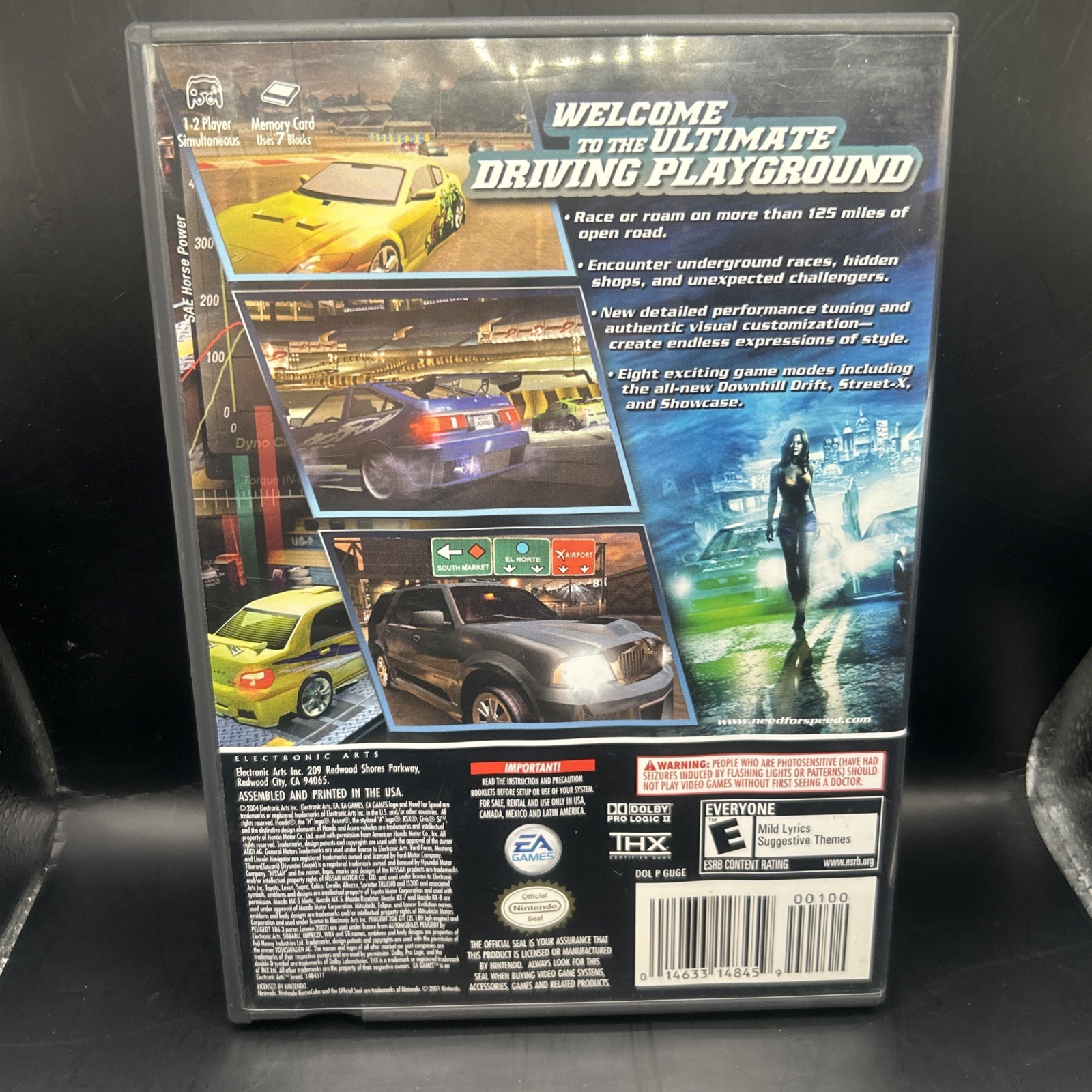 Need for Speed Underground 2 GameCube Complete CIB Black Label