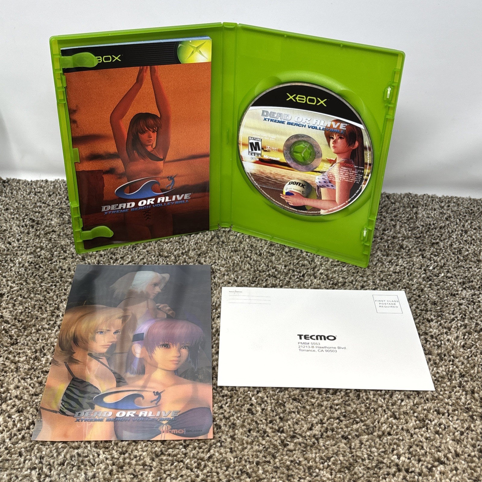 Dead or Alive: Xtreme Beach Volleyball (Microsoft Xbox) CIB Complete w/Reg Mint!