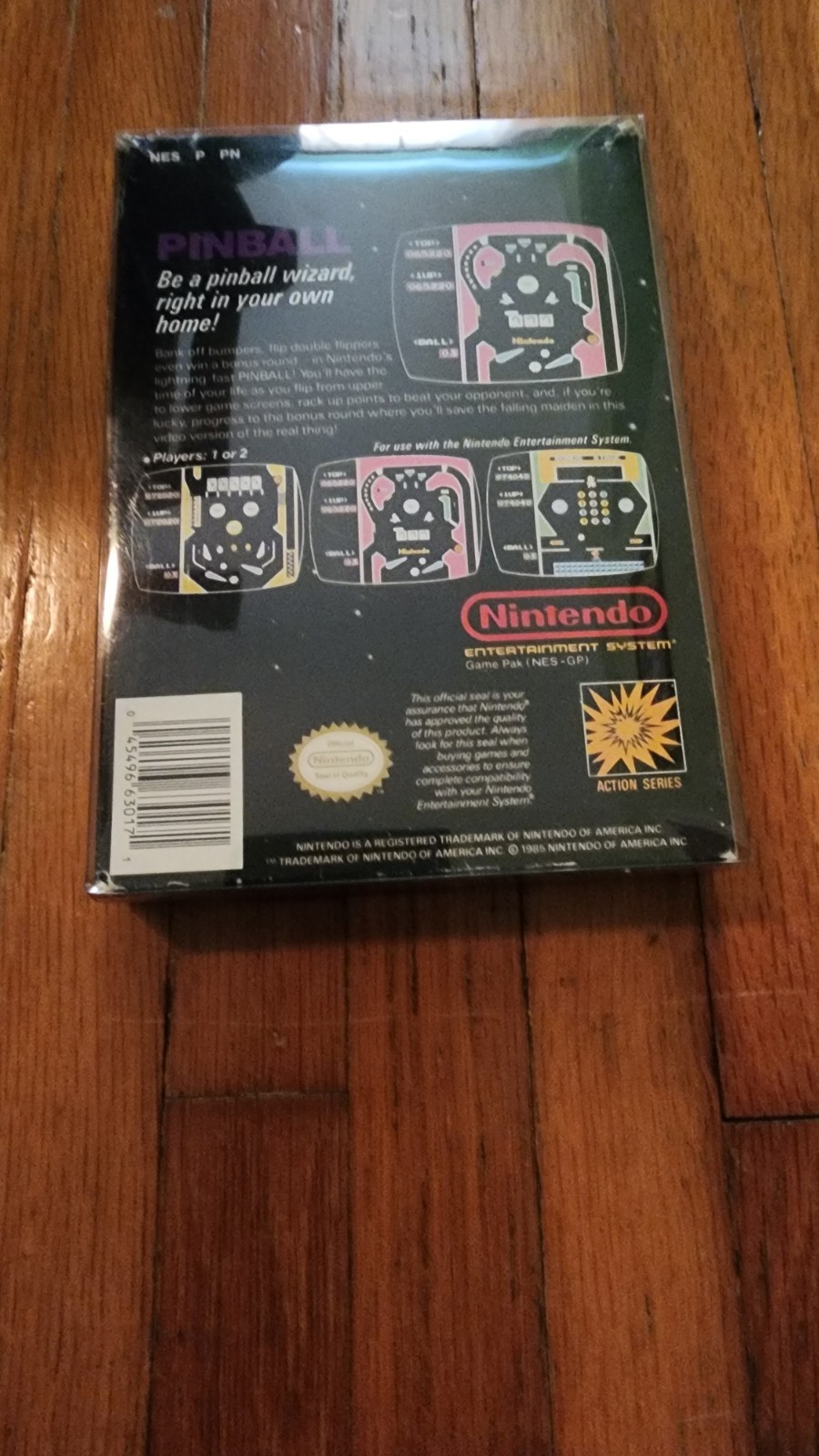 NES Pinball CIB with foam and Protector