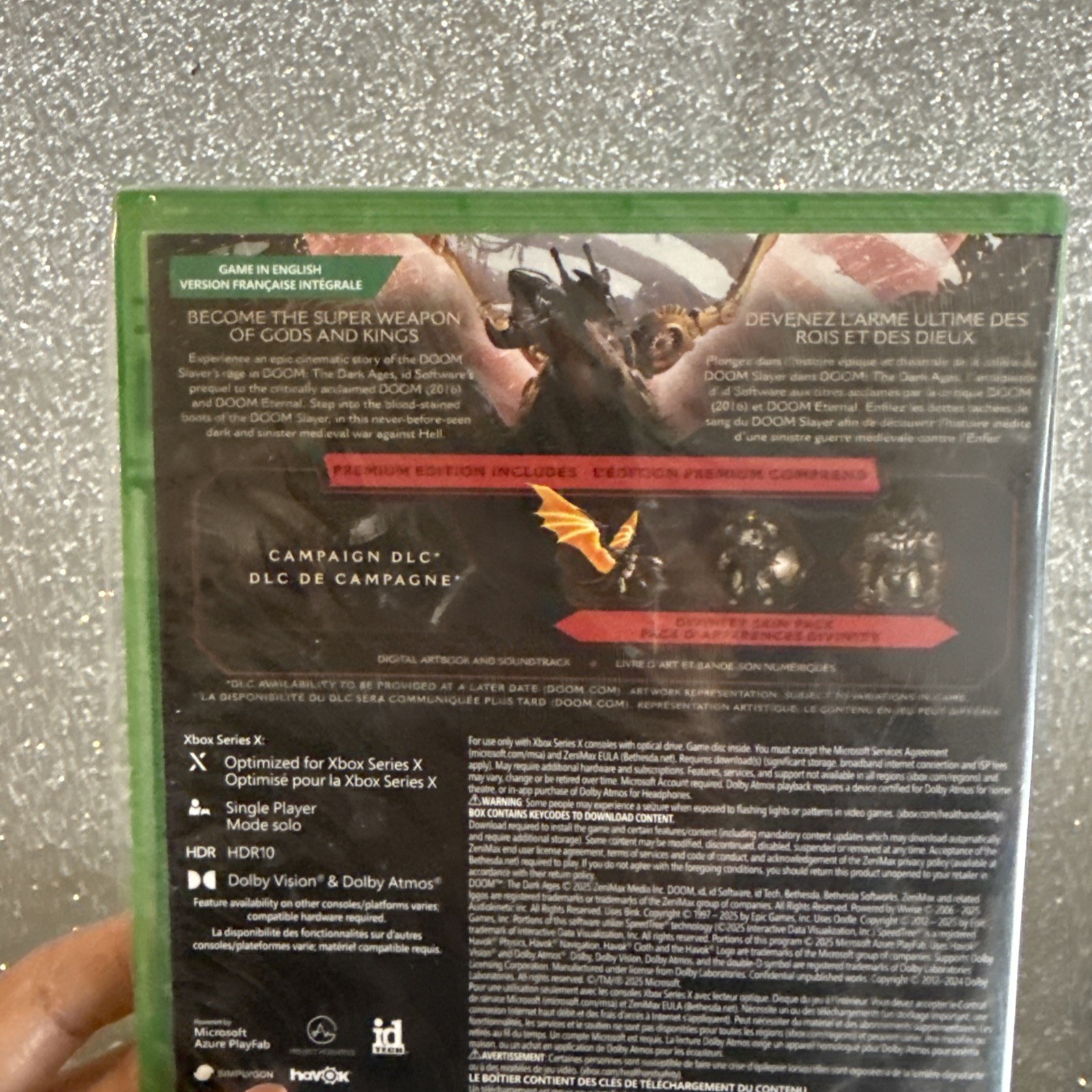 New Doom: The Dark Ages [Premium Edition] (Microsoft Xbox Series X, 2025) Sealed